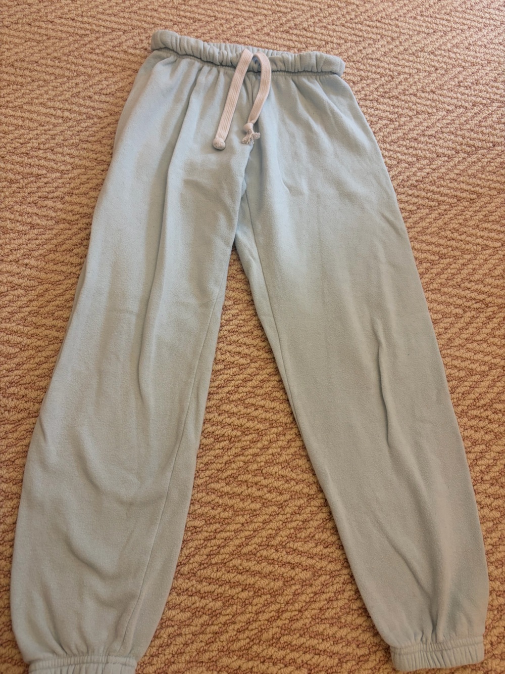 Light Sage Green Drawstring Joggers for Kids